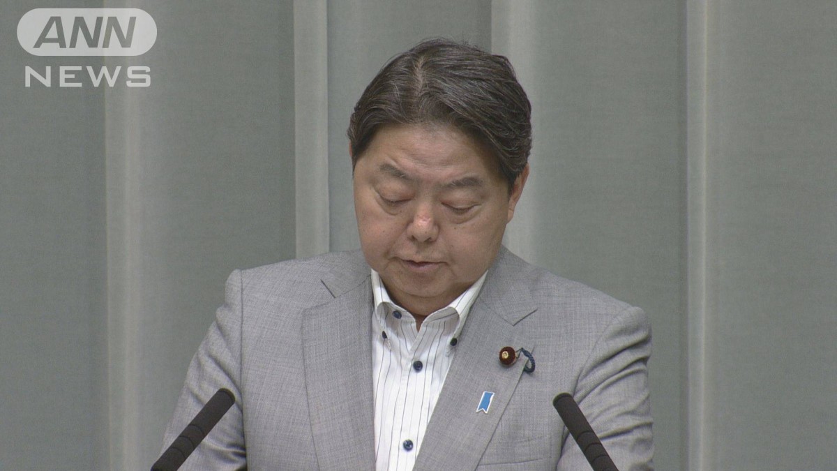 『適切に対応』中国反ダンピング関税に　林官房長官