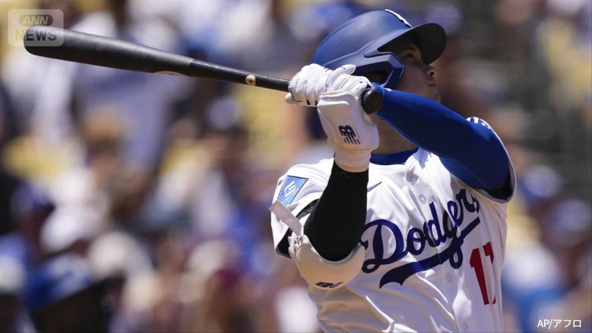 ドジャース大谷、5試合連続37号　日本人初＆球団記録に並ぶ