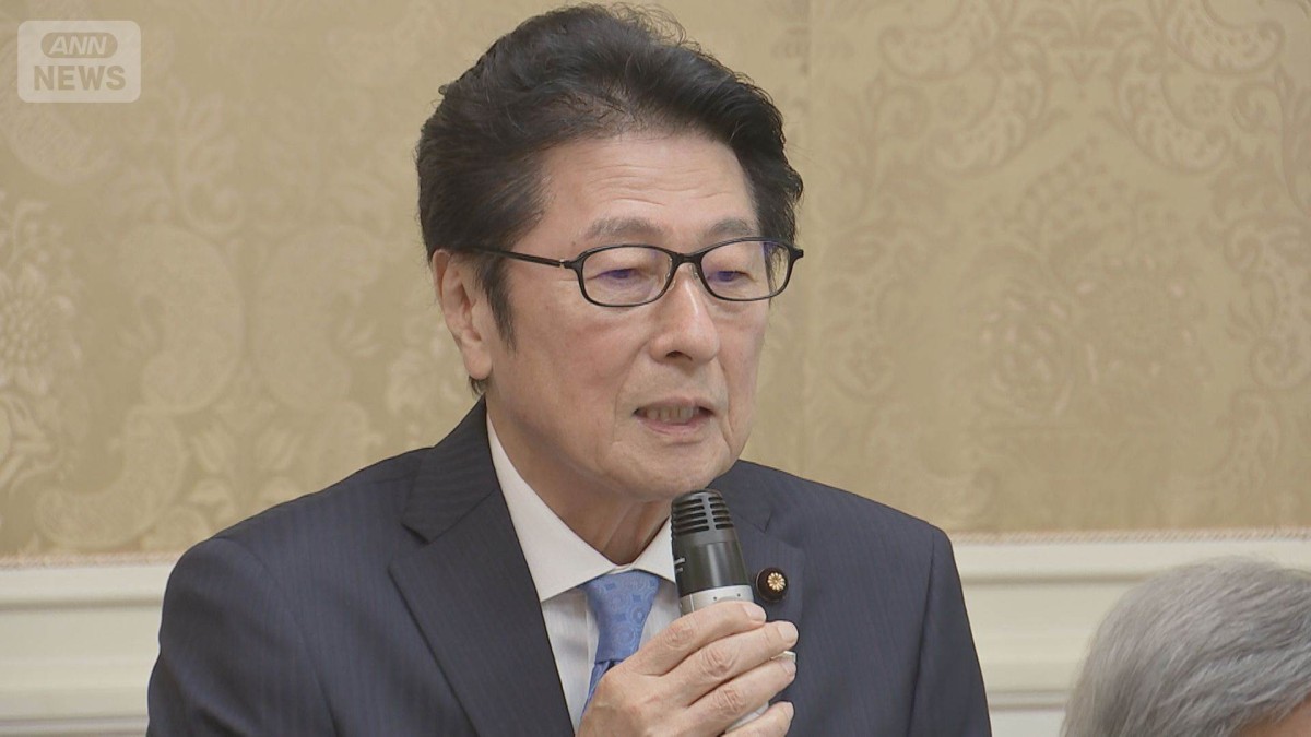 自民 参院議員会長に松山政司氏を選出