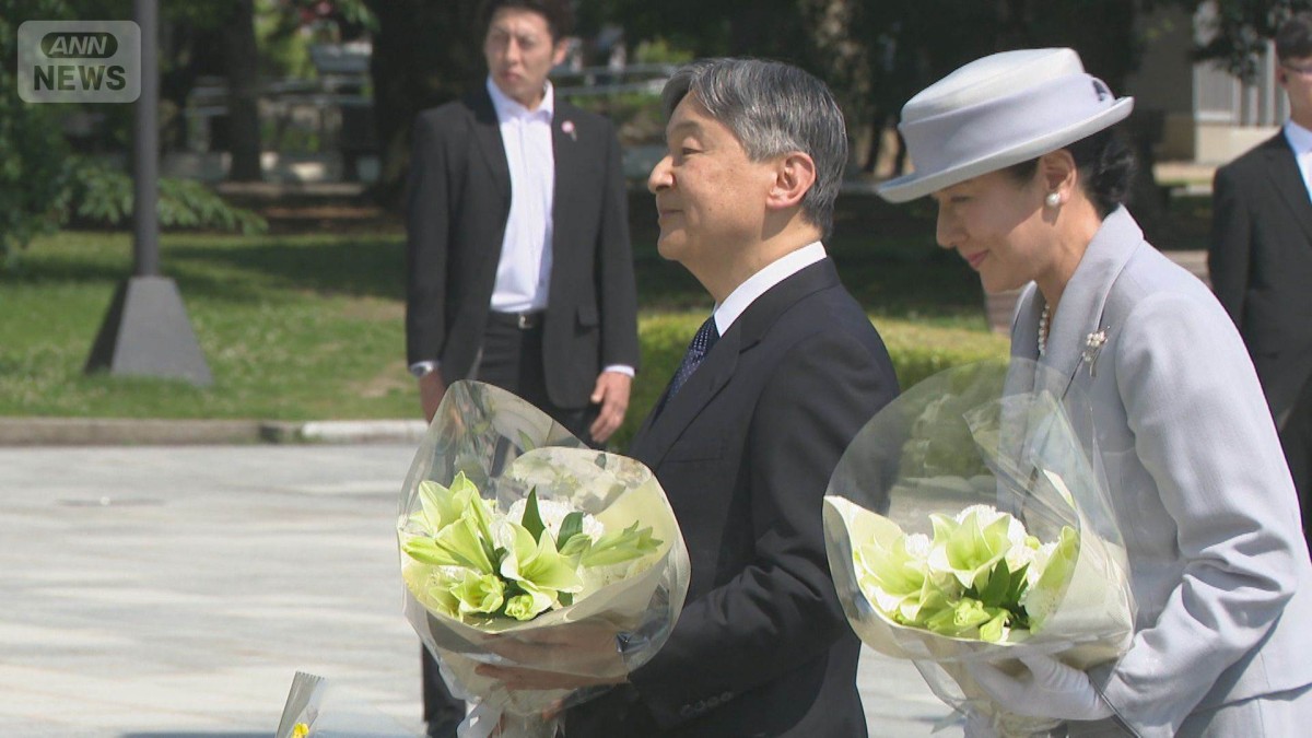 天皇ご一家が「原爆の日」に黙とう　上皇ご夫妻も式典テレビ中継ご覧に
