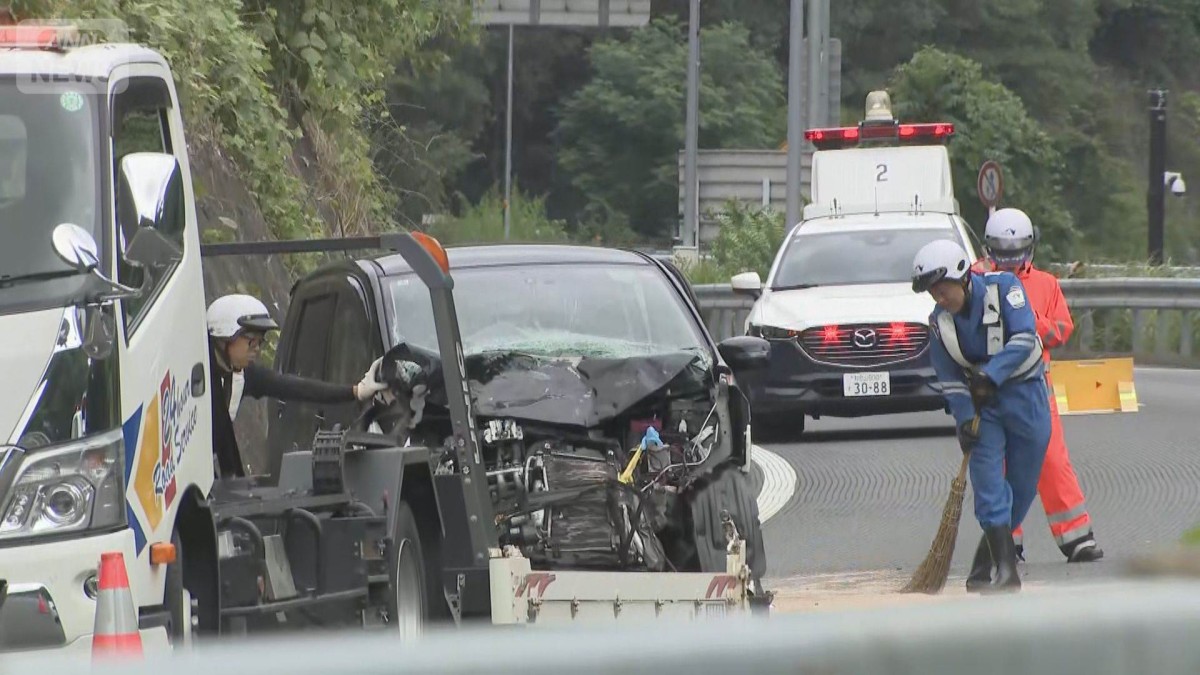 軽自動車が逆走し正面衝突 子ども含む6人けが　和歌山・阪和道下り