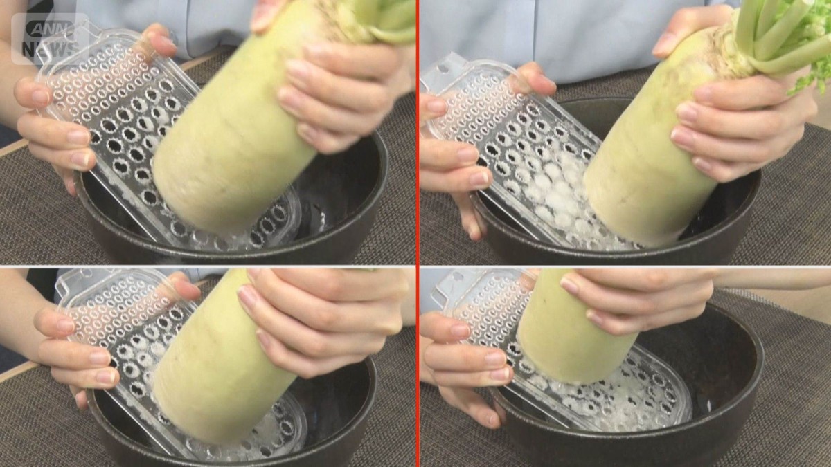 大根おろす方向は…「上下」？「円」？“辛みを抑える”豆知識