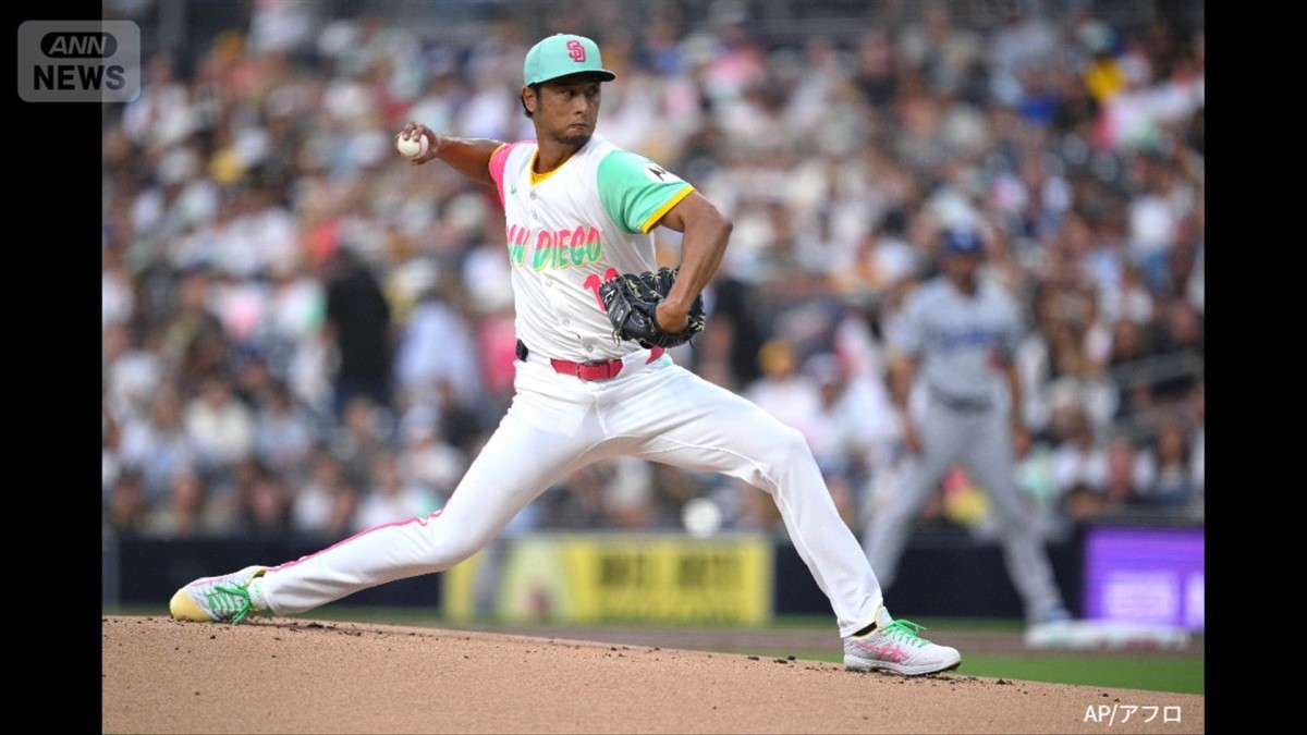 ダルビッシュ好投で3勝目 大谷は3打数ノーヒット パドレスがドジャースと同率首位に