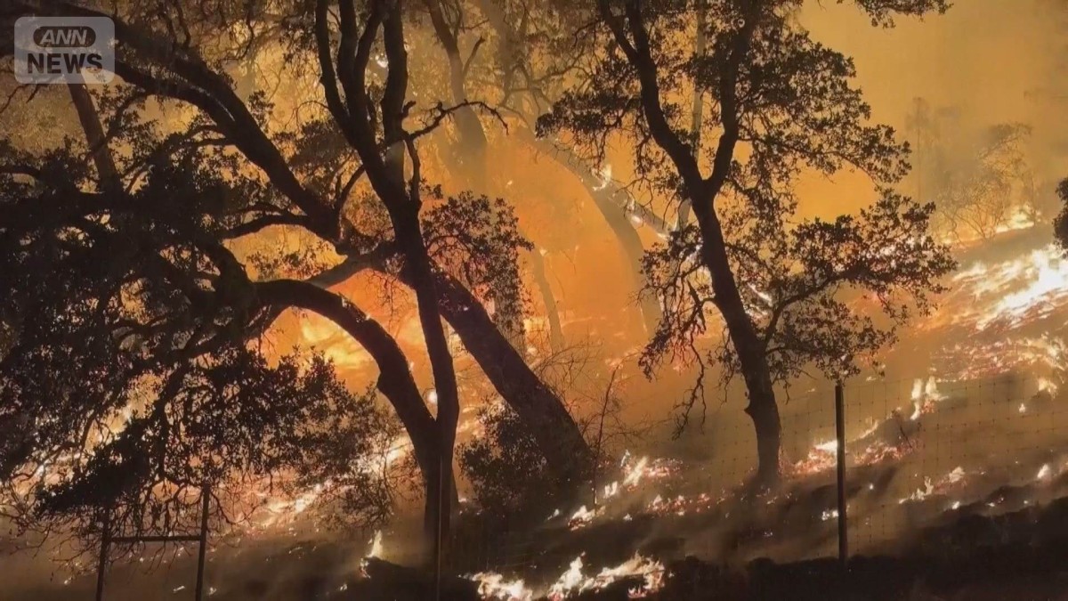 米・西海岸で山火事相次ぐ 強風と熱波が被害広げる　多数の建物に延焼の危険