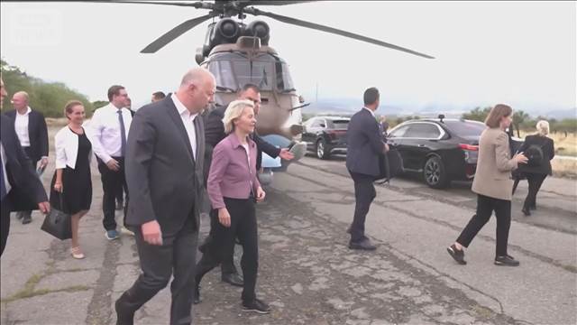 EU委員長の搭乗機に電波妨害　GPS機能せず…報道官「ロシアによる工作の疑い」 2025年09月01日(月)