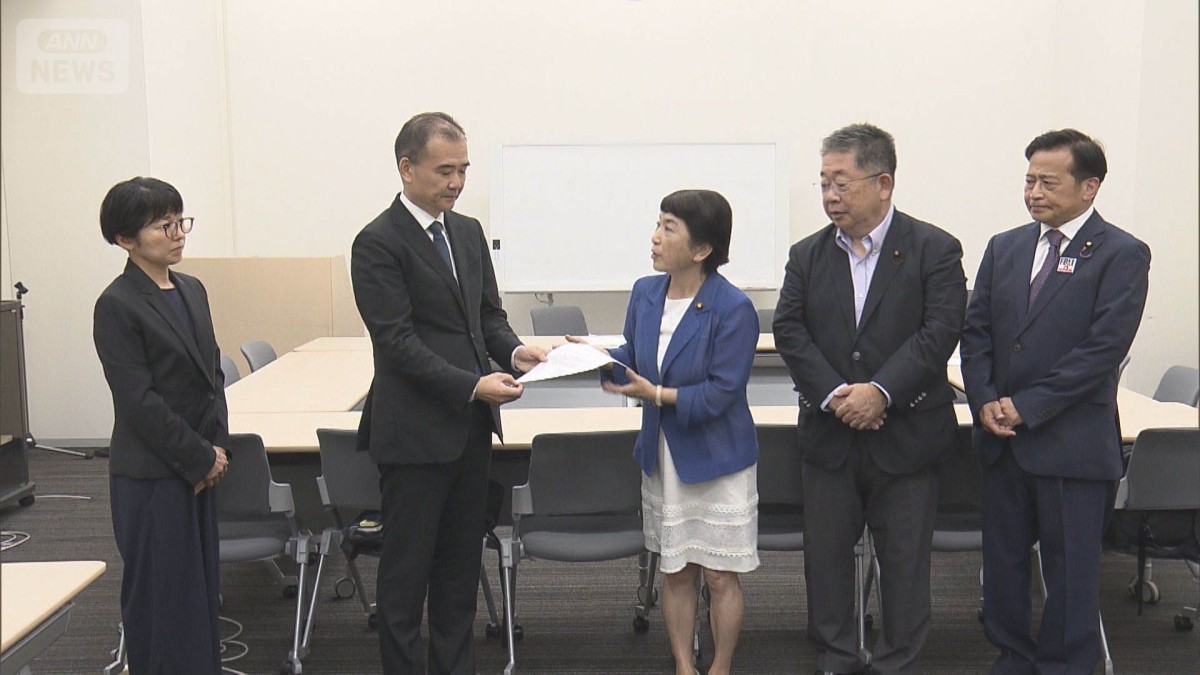 長生炭鉱巡り超党派議員が厚労省に要請　国の遺骨収集参加など求める