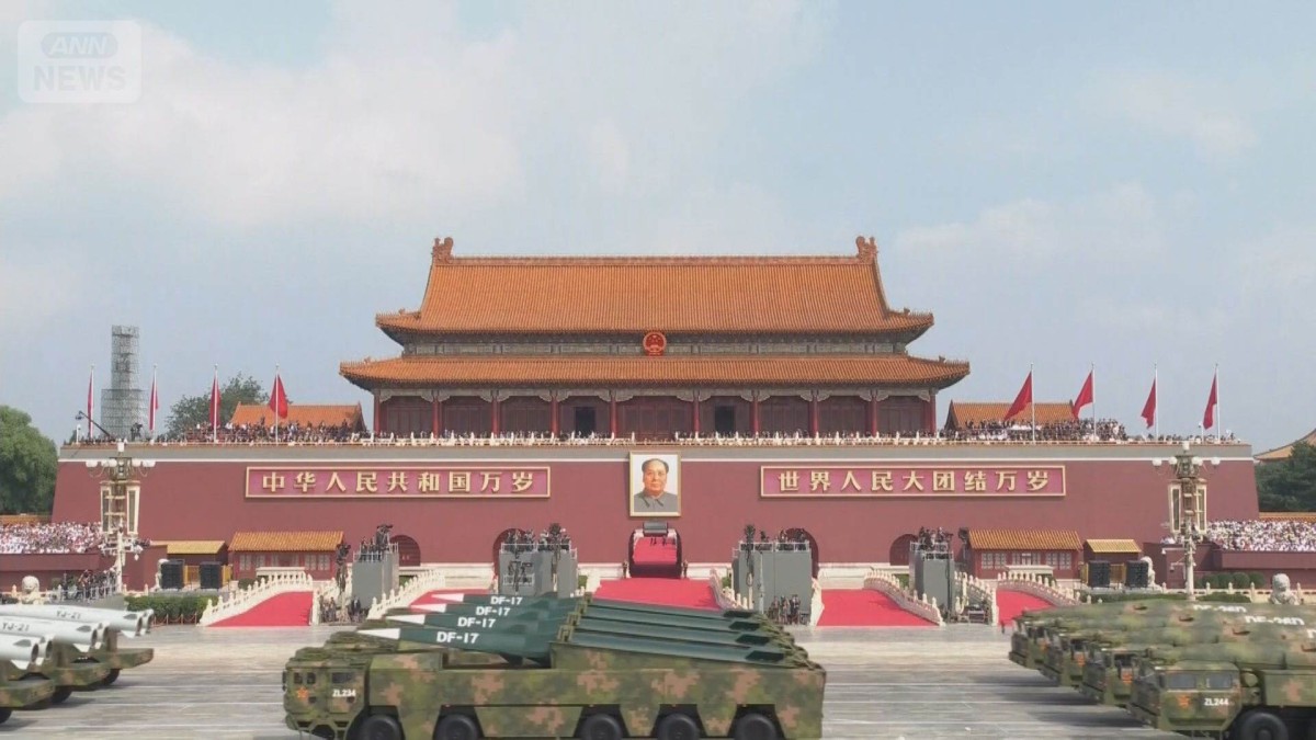 中国軍事パレード批判投稿で男性拘束　「愛国心傷つけ社会的悪影響もたらした」