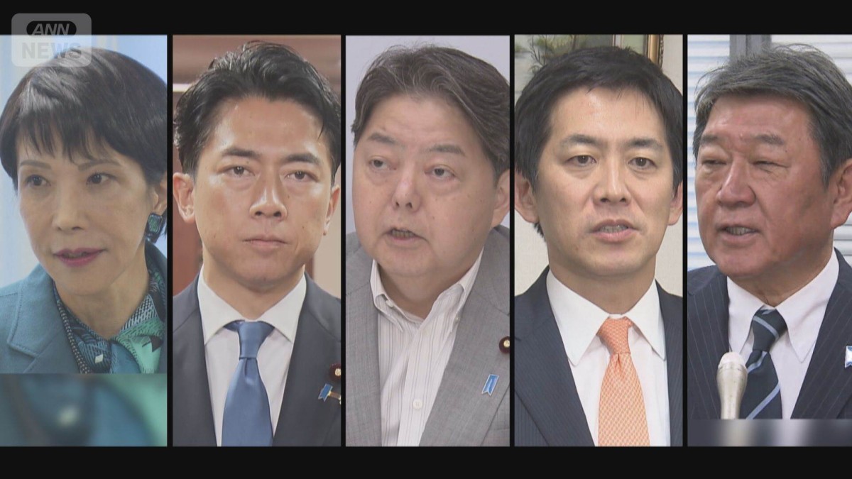 進次郎氏は地元で“決意表明”　自民・総裁選 出馬意向の5人がそれぞれ…