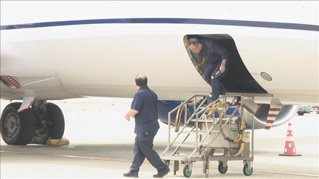 ユナイテッド航空機緊急着陸　運輸安全委が機体を調査