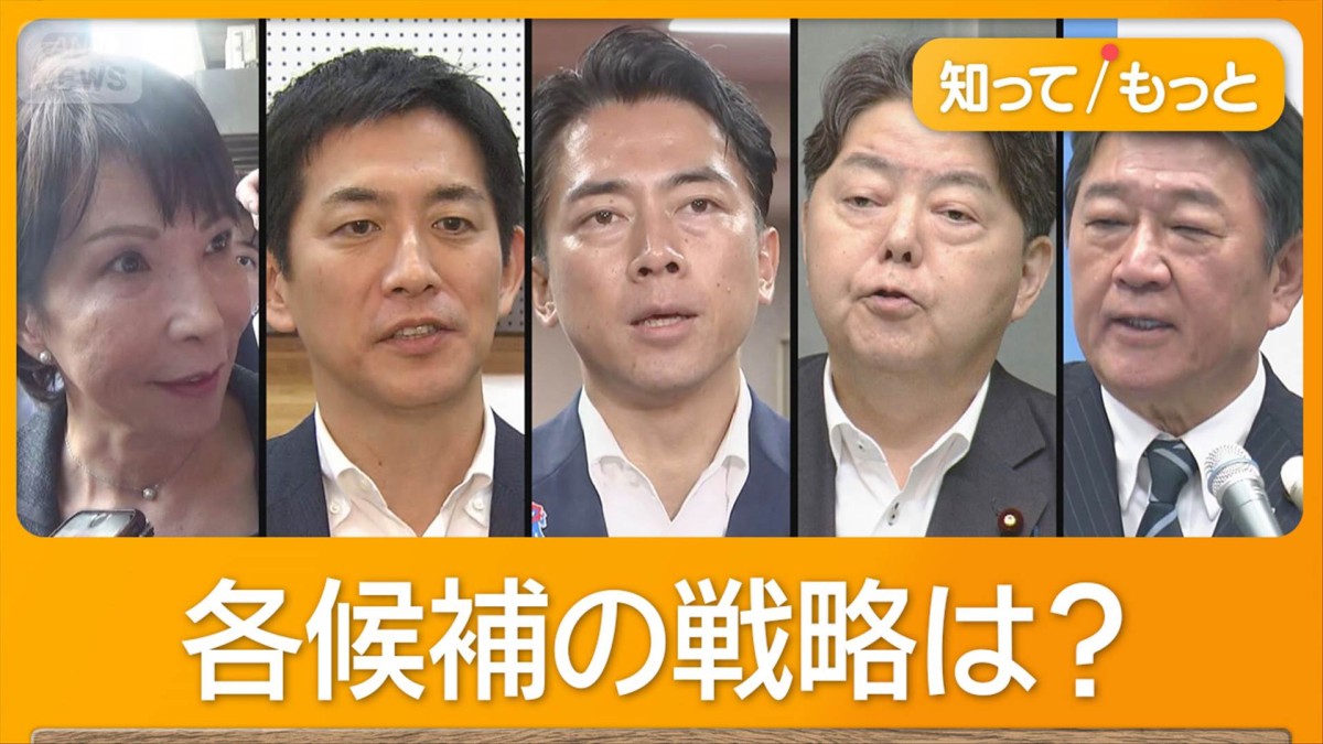 茂木氏は祭りをはしご 小泉氏、地元支持者に意向伝える 自民総裁選告示まで1週間