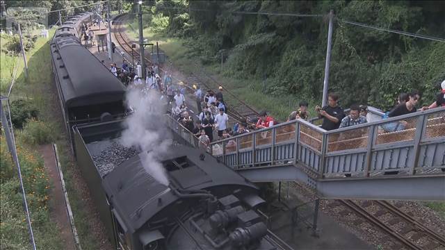 「SLやまぐち号」車両不具合で立ち往生　乗客約200人は代替バスに