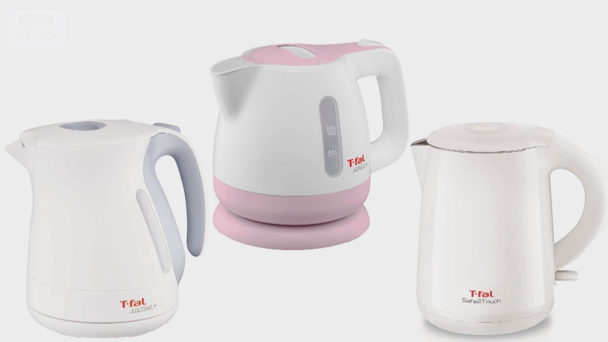 ほぼ新品　土台リコール交換済　リファール　電気ケトル　白 ティファール 電気ケトルで418万台リコール