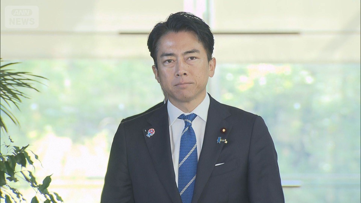 小泉大臣　総理に出馬意向を伝達　20日に出馬会見へ　自民総裁選