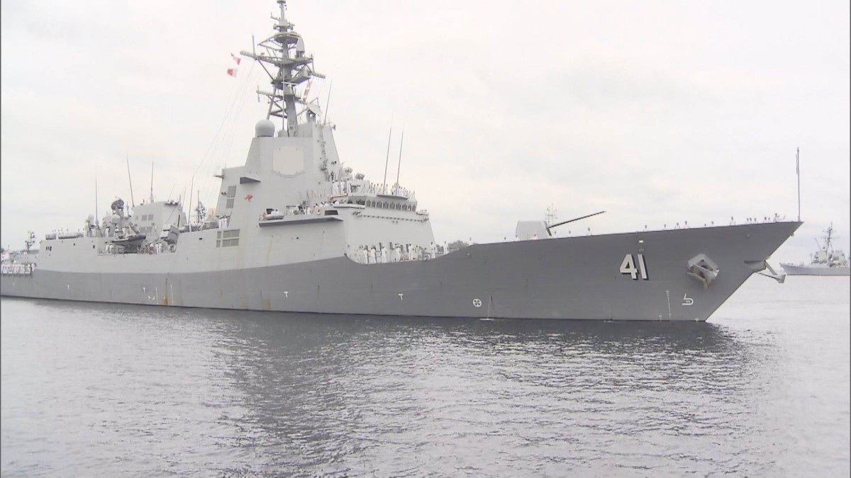 豪海軍の駆逐艦が寄港　日本で初の維持整備　海自と共同訓練も　連携強化急速に進む