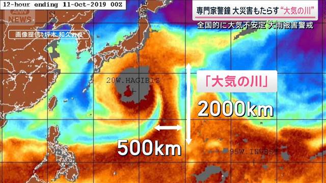専門家警鐘“大気の川”同時発生で大災害に？勢力強い「秋台風」今年は増える可能性