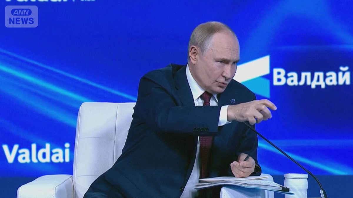 ロシア・プーチン大統領　国際会議でNATOと対立姿勢を強調「脅威あれば報復措置」