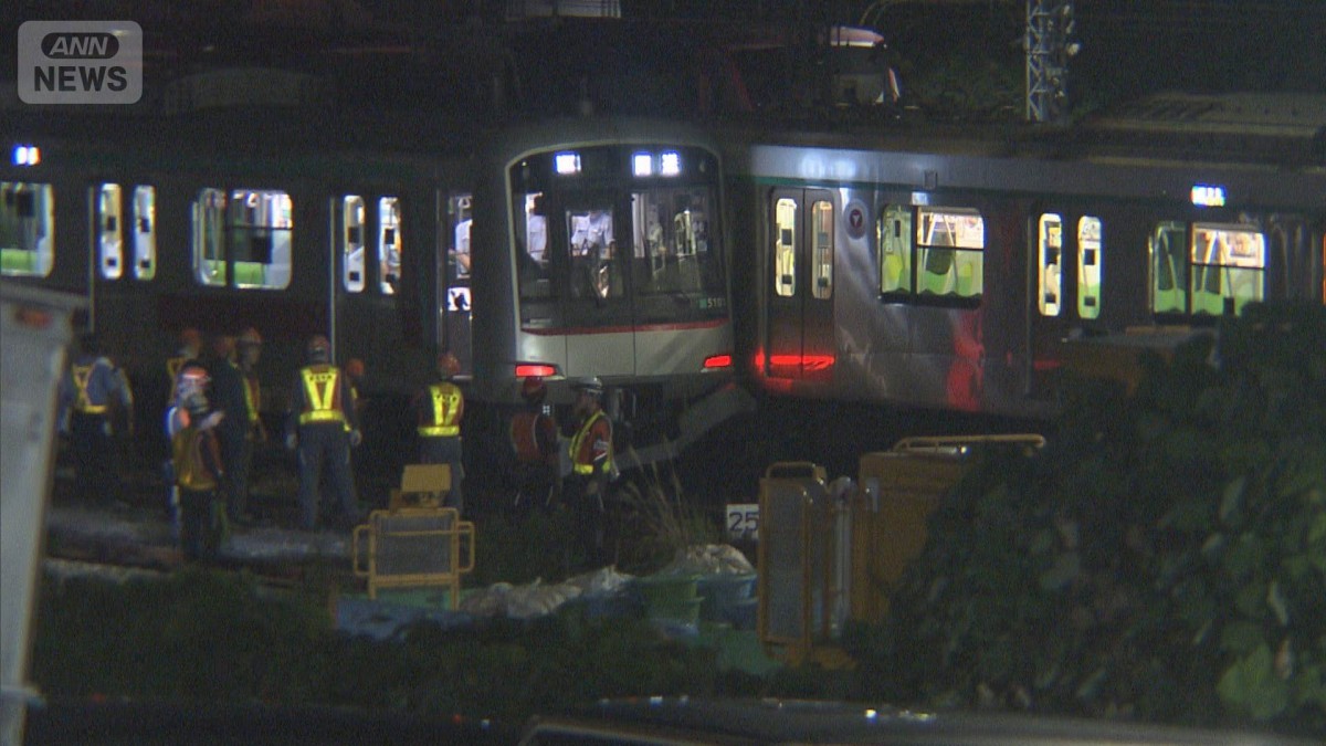 【速報】東急電鉄で列車同士が衝突　けが人なしも車両脱線