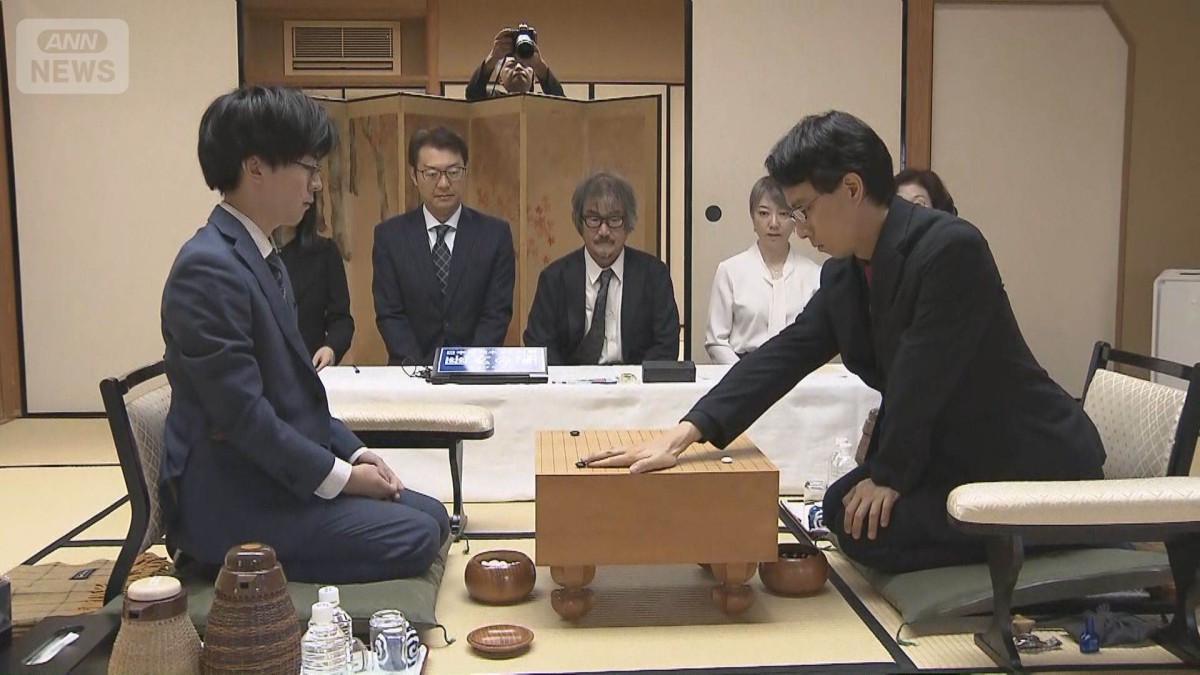 囲碁の名人戦第5局始まる　ここまで3勝1敗の一力名人が勝てば連覇達成