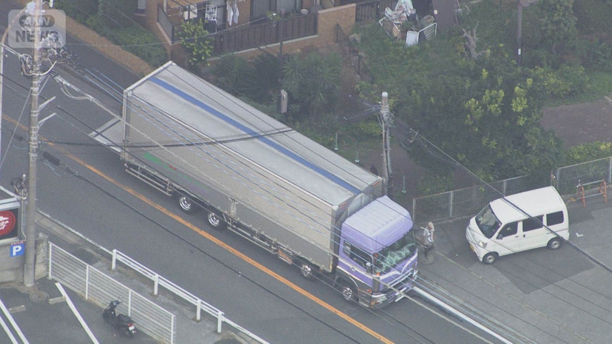【速報】小学生くらいの男の子がトラックにひかれ死亡　千葉・八千代市の路上