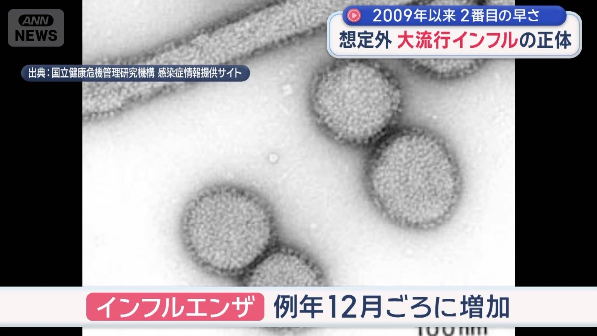 想定外の早い流行　症状軽い“隠れインフルエンザ”で感染拡大の可能性