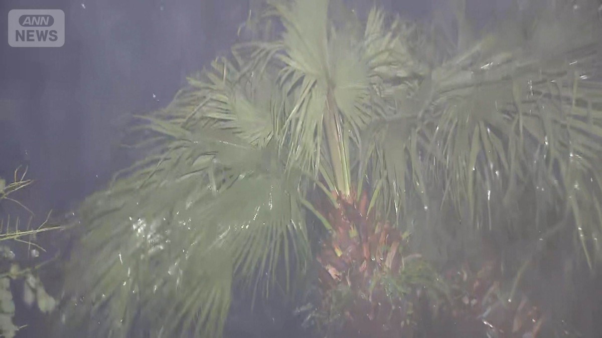 台風再び八丈島へ23号接近　4日で2つ目　避難所に土砂崩れ住民疲れ