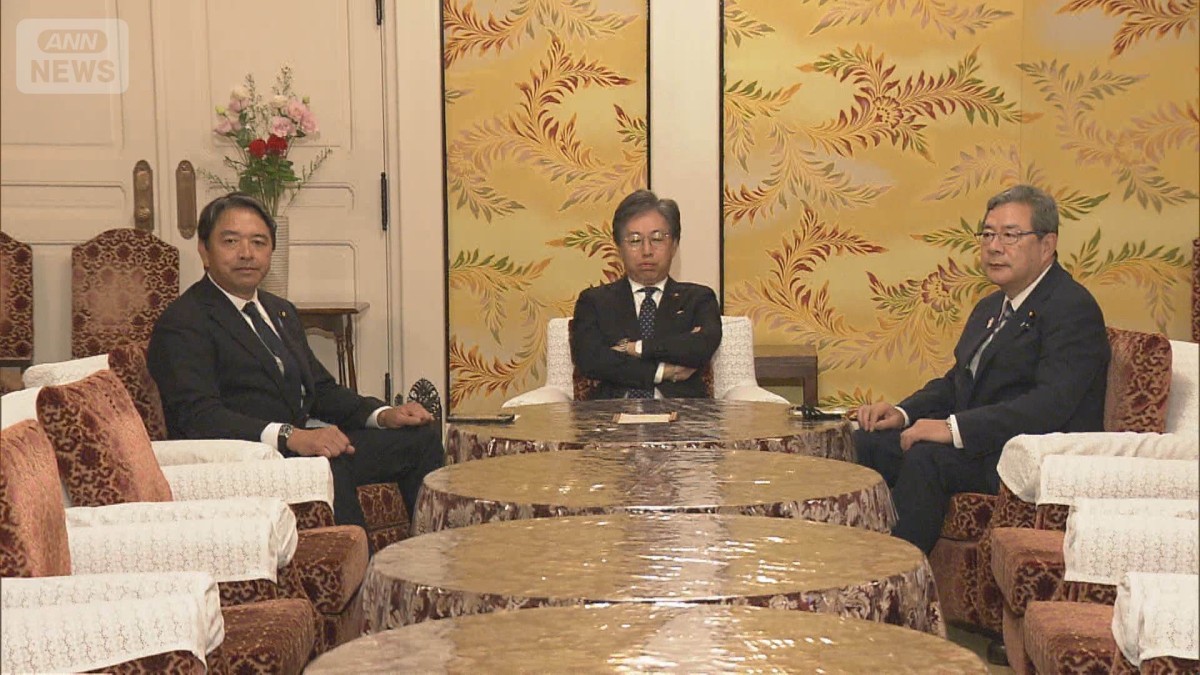 立維国幹事長が会談　トップ会談へ　総理大臣候補一本化を協議