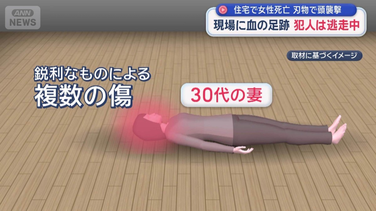 住宅で女性死亡 刃物で頭襲撃 犯人は逃走中 同じ広島市内で高齢女性死亡 関連は?