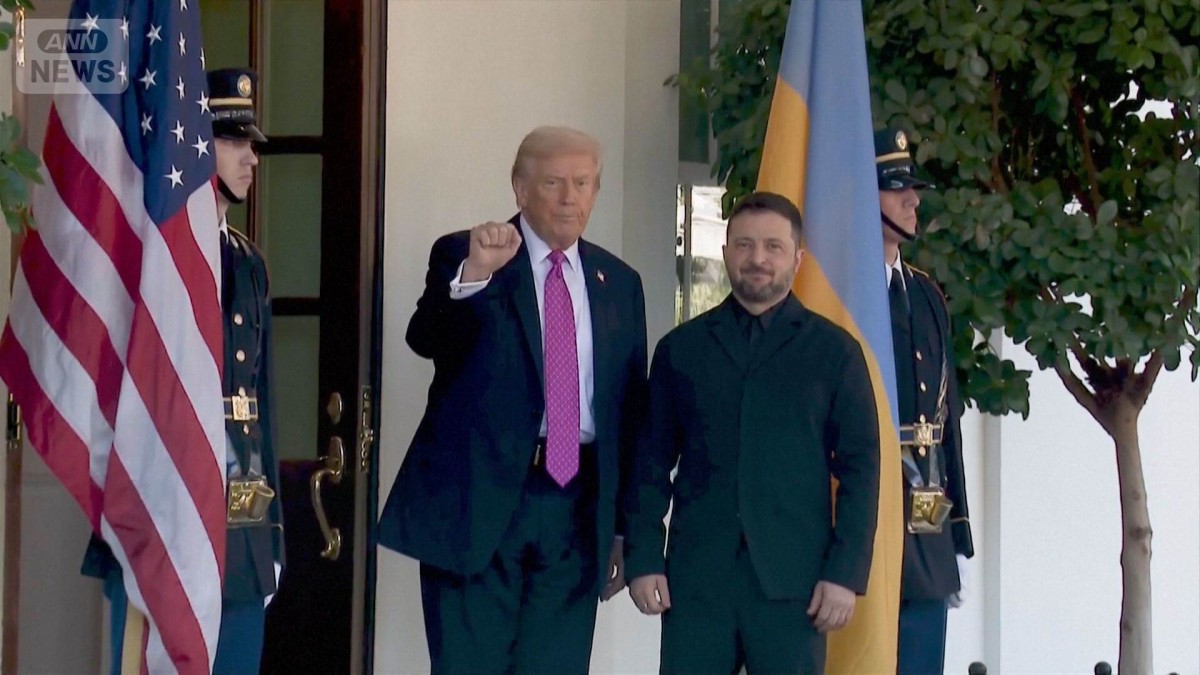 ロシアの停戦条件受け入れ促す トランプ氏とゼレンスキー氏との会談で 英報道