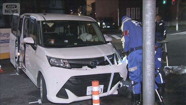 【速報】東京の東青梅駅近くで乗用車が電柱に正面衝突 子どもが意識不明の重体