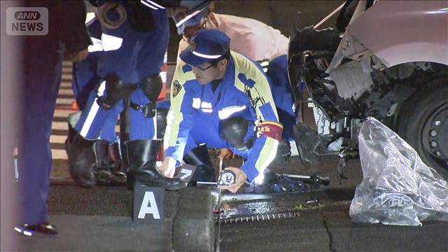 東青梅駅近くで車が衝突 8歳男児死亡 信号機の柱に単独でぶつかる