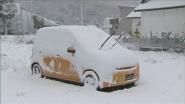 冬の訪れで銀世界に 北海道で大雪の恐れ