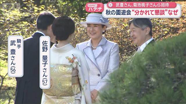 秋の園遊会“分かれて懇談”なぜ?武豊ら約1800人招待