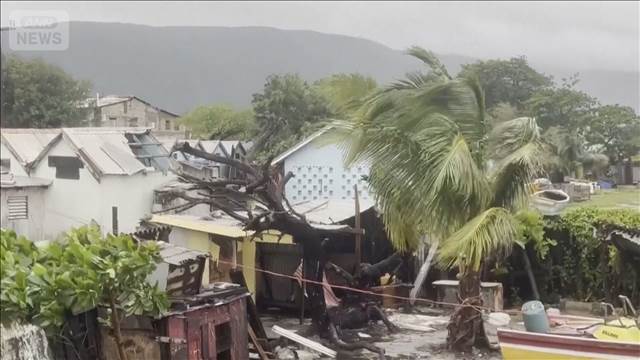 巨大ハリケーン「メリッサ」ジャマイカ上陸 7人死亡 最強カテゴリー5で被害甚大か