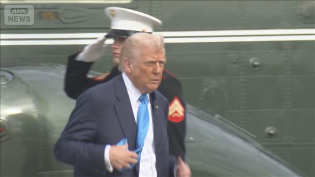 トランプ大統領 韓国に到着 3日間の訪日を終える