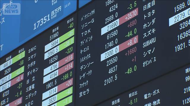日経平均株価 最高値を更新 初の5万1000円台 日本企業の対米投資検討も影響