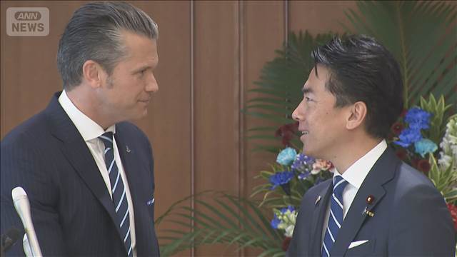 「防衛費増に取り組む決意」小泉防衛大臣 米国防長官と会談