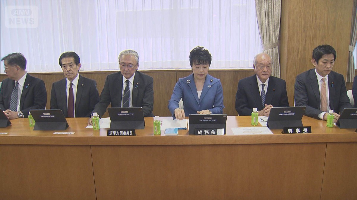 自民「定数削減」新組織に加藤勝信氏 総務会で決定