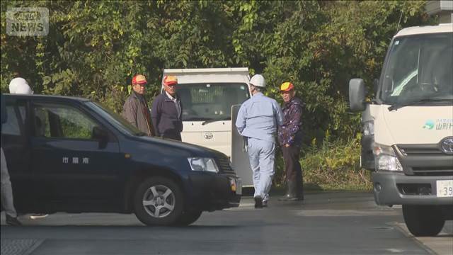 警戒中の市職員がクマ被害　現場近くの小学校で出没も　山形・南陽市