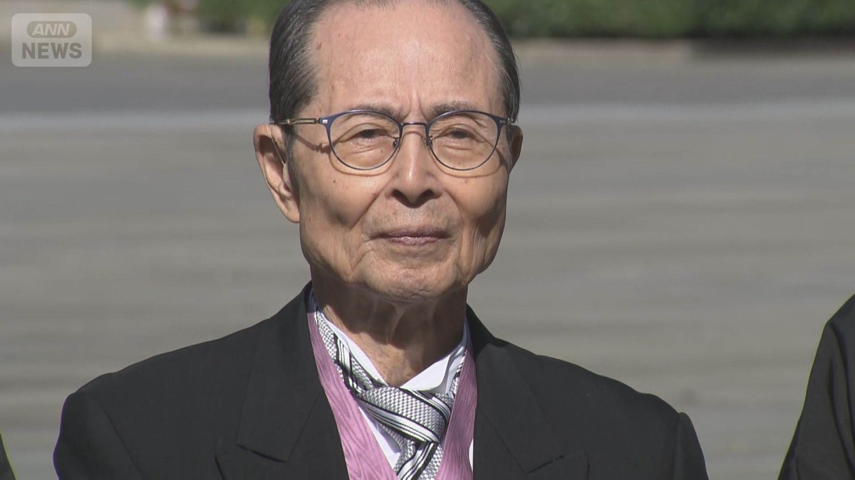 速報】文化勲章親授式 陛下が王貞治さんら8人へ勲章授与
