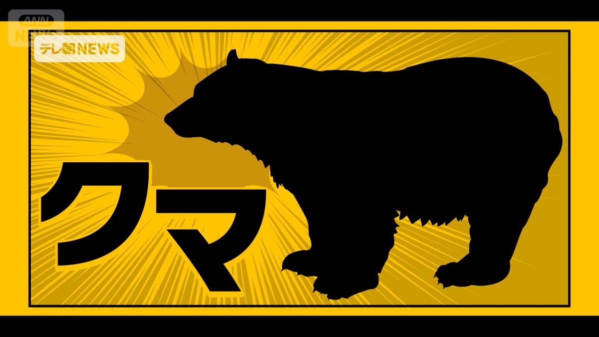 東京・日の出町でクマの目撃情報 けが人なし