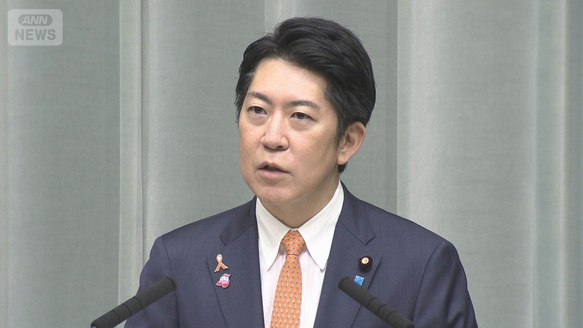 佐藤副長官 クマ対策「総力挙げて取り組む」 秋田県で自衛隊の捕獲支援開始