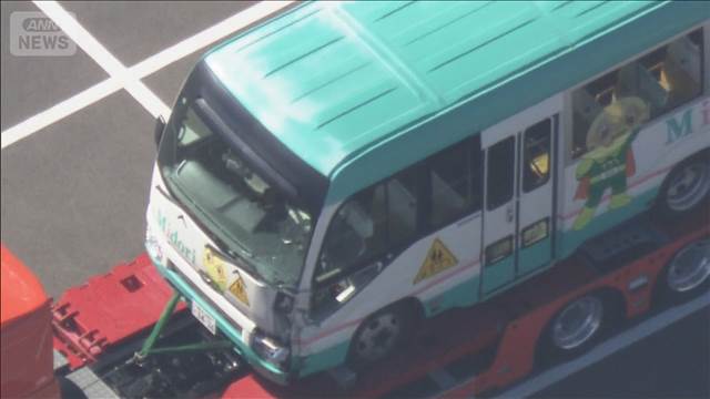 幼稚園バスとトラック衝突　園児ら17人搬送　岐阜・笠松町