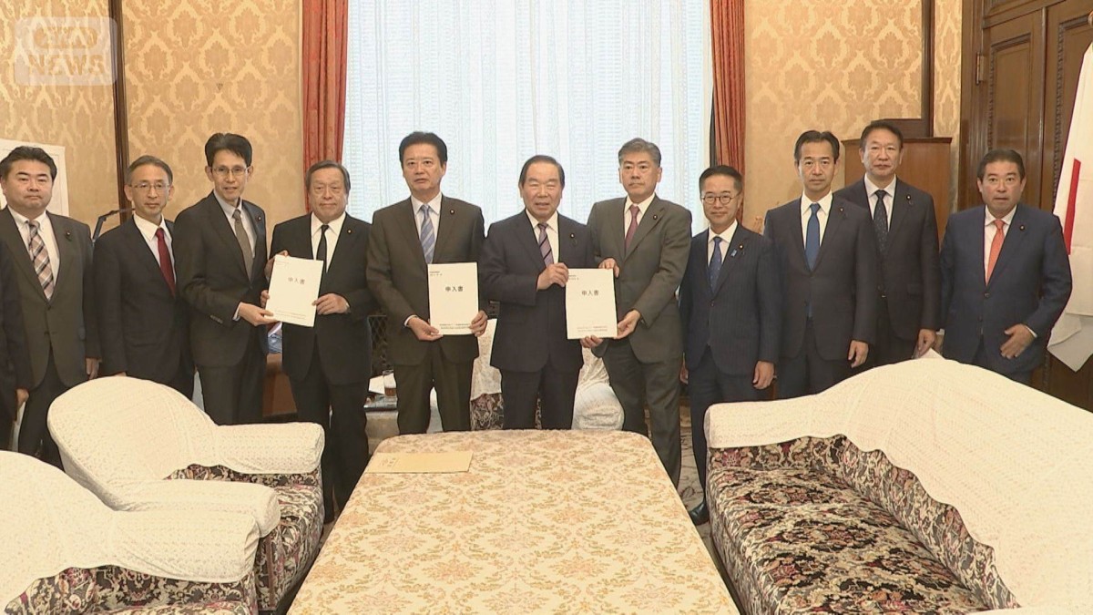 超党派議連“来春に選挙制度とあわせて結論を”　「定数削減」で申し入れ