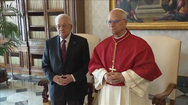 アッバス議長がローマ教皇と会談　ガザ地区の支援や「2国家解決」など議論