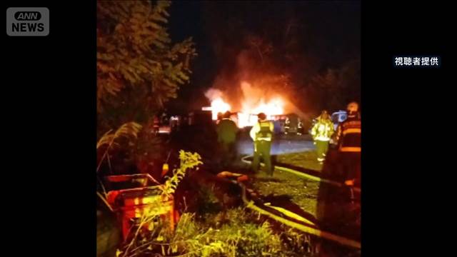 「ボコンボコン」暗闇に不審火　“火柱10m”目撃者証言