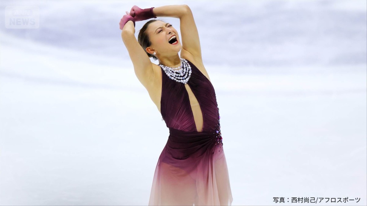 坂本花織、今季世界最高得点でNHK杯連覇　フィギュアスケートGPファイナル進出