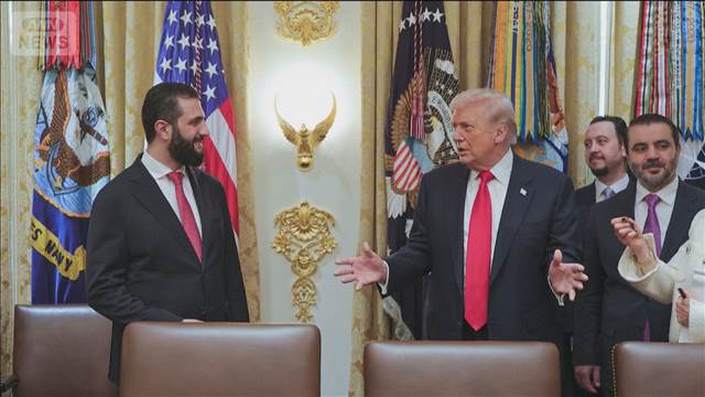 シリア暫定大統領がトランプ氏と会談　ホワイトハウスを初訪問　経済協力で一致