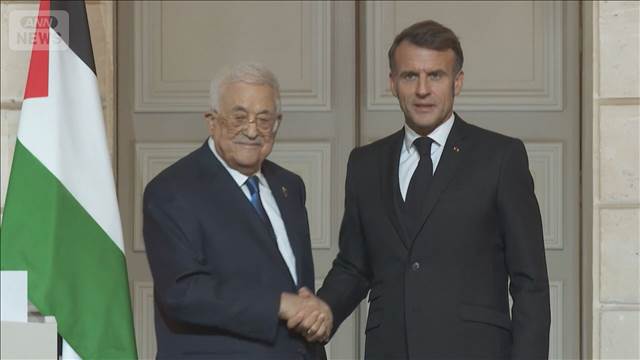 パレスチナ・フランスの首脳会談で憲法作成のための合同委員会創設で合意