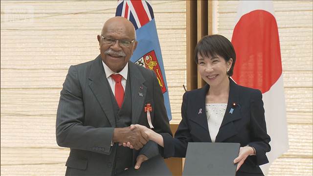 高市総理　フィジーと首脳会談　「力による現状変更に強く反対」中国など念頭