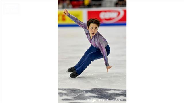 友野一希がアクロバティックな演技でSP首位 フィギュアGPS米大会開幕